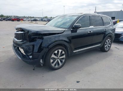 2022 KIA TELLURIDE S Black  Gasoline 5XYP64HC3NG244052 photo #3