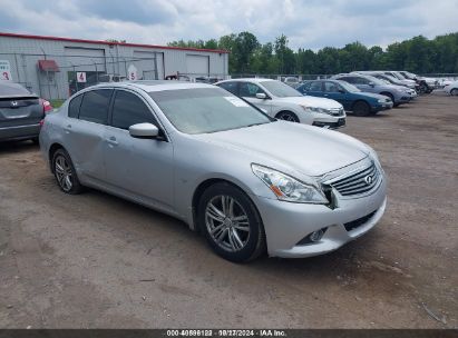 2015 INFINITI Q40 Silver  Gasoline JN1CV6AR7FM520618 photo #1