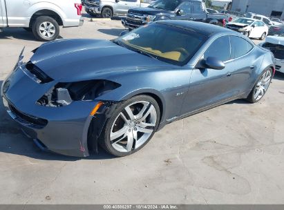 2012 FISKER KARMA ECOSPORT Blue  Hybrid YH4K14AA7CA001302 photo #3