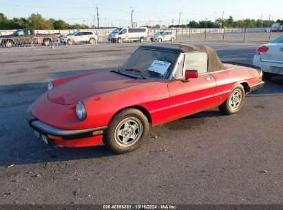 1984 ALFA ROMEO VELOCE 2000 SPIDER Red  Gasoline ZARBA5413E1019882 photo #3