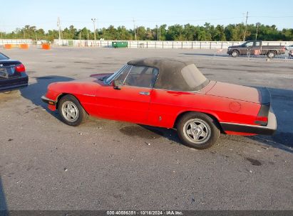 1984 ALFA ROMEO VELOCE 2000 SPIDER Red  Gasoline ZARBA5413E1019882 photo #4