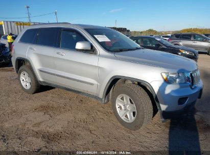 2013 JEEP GRAND CHEROKEE LAREDO Silver  Flexible Fuel 1C4RJFAG8DC581013 photo #1