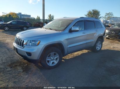 2013 JEEP GRAND CHEROKEE LAREDO Silver  Flexible Fuel 1C4RJFAG8DC581013 photo #3