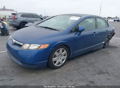 2006 HONDA CIVIC LX Blue  Gasoline 2HGFA15536H526050 photo #3