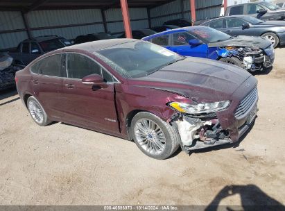 2013 FORD FUSION HYBRID SE Maroon  Hybrid 3FA6P0LU3DR163404 photo #1