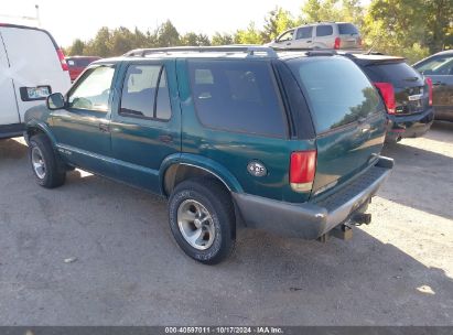 1997 CHEVROLET BLAZER Green  Gasoline 1GNDT13W6VK192042 photo #4