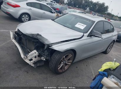 2016 BMW 328I Gray  Gasoline WBA8E9G50GNT82826 photo #3