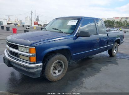 1996 CHEVROLET GMT-400 C1500 Dark Blue  Gasoline 1GCEC19R9TE242751 photo #3