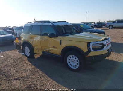 2023 FORD BRONCO SPORT HERITAGE LIMITED Yellow  Gasoline 3FMCR9H98PRD19243 photo #1