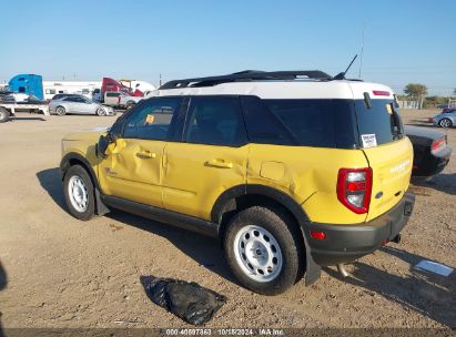 2023 FORD BRONCO SPORT HERITAGE LIMITED Yellow  Gasoline 3FMCR9H98PRD19243 photo #4