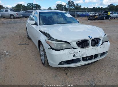 2007 BMW 530XI White  Gasoline WBANF73547CU28955 photo #1