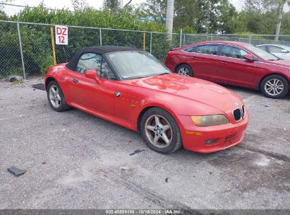 1997 BMW Z3 2.8L Red  Gasoline 4USCJ3322VLC01393 photo #1