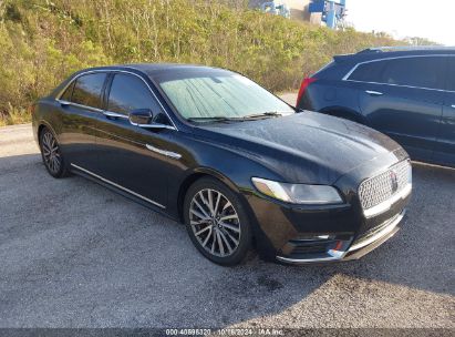 2017 LINCOLN CONTINENTAL SELECT Black  Gasoline 1LN6L9SK9H5617623 photo #1