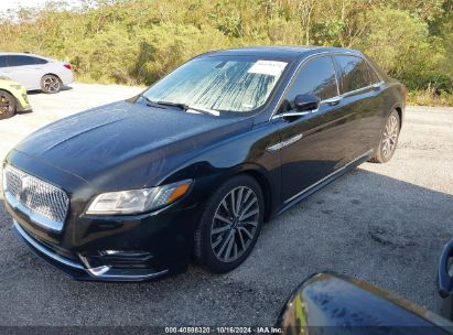 2017 LINCOLN CONTINENTAL SELECT Black  Gasoline 1LN6L9SK9H5617623 photo #3