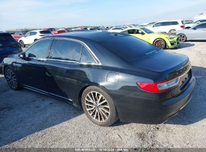 2017 LINCOLN CONTINENTAL SELECT Black  Gasoline 1LN6L9SK9H5617623 photo #4