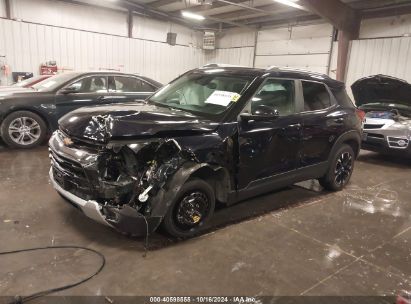 2021 CHEVROLET TRAILBLAZER AWD LT Blue  Gasoline KL79MRSL4MB137814 photo #3