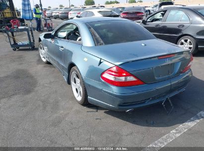 2007 MERCEDES-BENZ SL 550 Blue  Gasoline WDBSK71F97F126684 photo #4