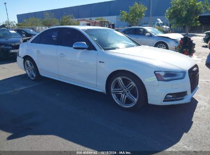 2014 AUDI S4 3.0T PREMIUM PLUS White  Gasoline WAUBGAFL1EA075784 photo #1