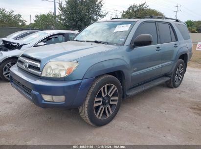 2005 TOYOTA 4RUNNER SR5 V6 Blue  Gasoline JTEZU14R050059496 photo #3