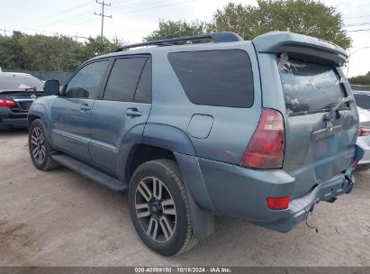 2005 TOYOTA 4RUNNER SR5 V6 Blue  Gasoline JTEZU14R050059496 photo #4