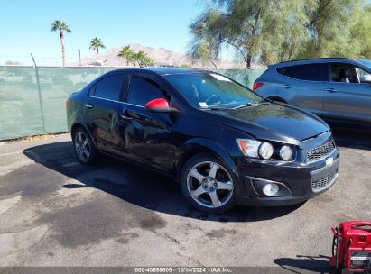 2013 CHEVROLET SONIC LTZ AUTO Black  Gasoline 1G1JE5SB9D4116208 photo #1