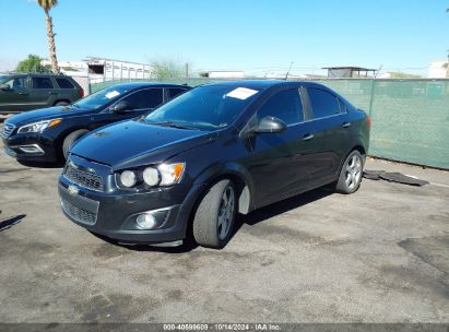 2013 CHEVROLET SONIC LTZ AUTO Black  Gasoline 1G1JE5SB9D4116208 photo #3