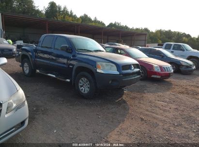 2006 MITSUBISHI RAIDER DURO CROSS V6 Blue  Gasoline 1Z7HC38K26S609092 photo #1