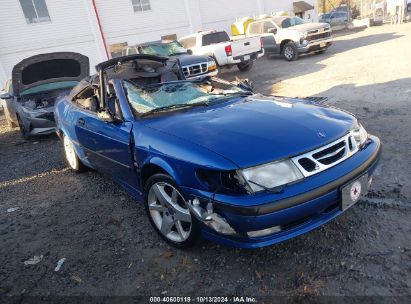 2002 SAAB 9-3 SE Blue  Gasoline YS3DF78K727003477 photo #1