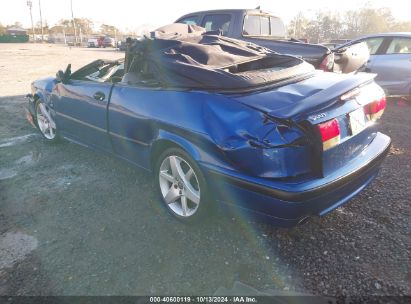 2002 SAAB 9-3 SE Blue  Gasoline YS3DF78K727003477 photo #4