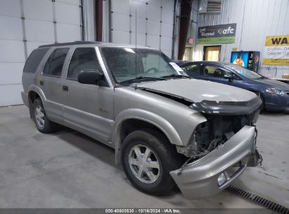 2001 OLDSMOBILE BRAVADA Gray  Gasoline 1GHDT13W112171886 photo #1