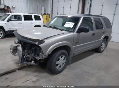 2001 OLDSMOBILE BRAVADA Gray  Gasoline 1GHDT13W112171886 photo #3