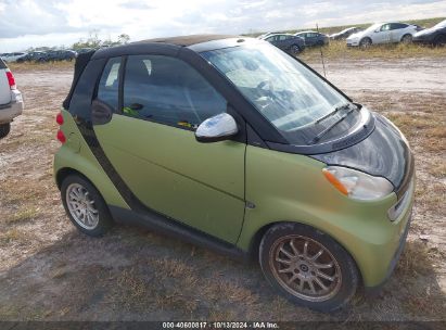 2011 SMART FORTWO PASSION Green  Gasoline WMEEK3BA2BK426336 photo #1