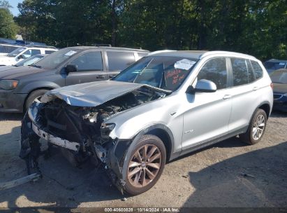 2017 BMW X3 SDRIVE28I Silver  Gasoline SADCK2BV0HA092524 photo #3