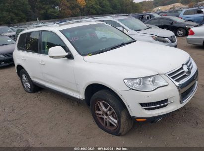 2009 VOLKSWAGEN TOUAREG 2 VR6 FSI White  Gasoline WVGBE77L69D006907 photo #1