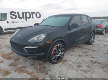 2012 PORSCHE CAYENNE TURBO Black  Gasoline WP1AC2A2XCLA84210 photo #3