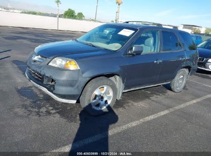 2006 ACURA MDX Gray  Gasoline 2HNYD18226H506706 photo #3