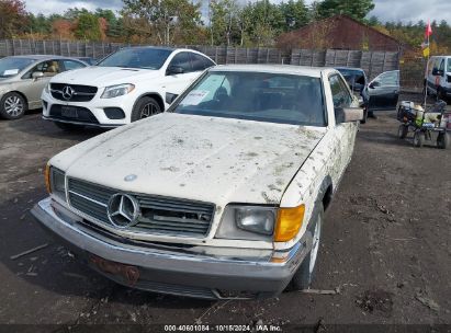 1984 MERCEDES-BENZ 500 SEC White  Gasoline WDBCA44A3EA012177 photo #3