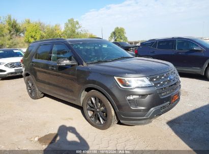 2019 FORD EXPLORER XLT Gray  Gasoline 1FM5K7D83KGA88685 photo #1