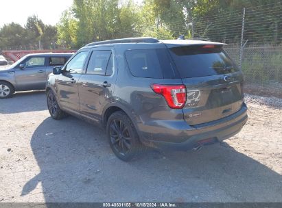 2019 FORD EXPLORER XLT Gray  Gasoline 1FM5K7D83KGA88685 photo #4