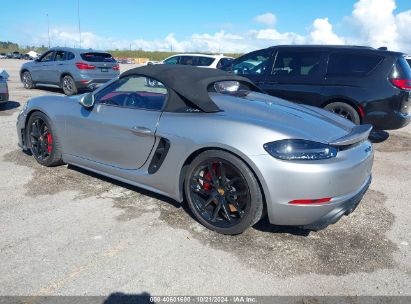 2021 PORSCHE 718 SPYDER Silver  Gasoline WP0CC2A86MS240197 photo #4