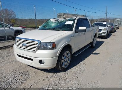 2008 FORD F-150 White  Gasoline 1FTRW14578FA19879 photo #3