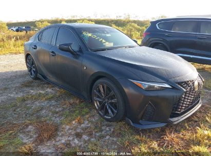 2022 LEXUS IS 350 F SPORT Black  Gasoline JTHGZ1B25N5049356 photo #1