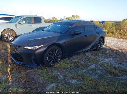 2022 LEXUS IS 350 F SPORT Black  Gasoline JTHGZ1B25N5049356 photo #3