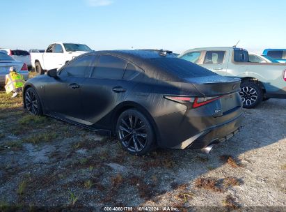 2022 LEXUS IS 350 F SPORT Black  Gasoline JTHGZ1B25N5049356 photo #4