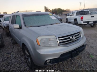 2012 HONDA PILOT EX Silver  Gasoline 5FNYF4H42CB014424 photo #1