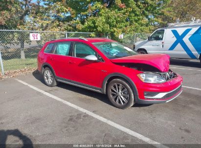 2017 VOLKSWAGEN GOLF ALLTRACK TSI S/TSI SE Red  Gasoline 3VWM17AU7HM544168 photo #1