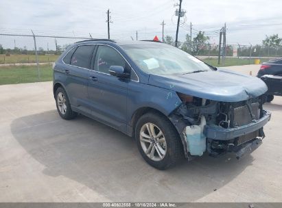 2018 FORD EDGE SEL Blue  Gasoline 2FMPK3J88JBB25242 photo #1