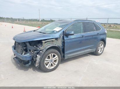 2018 FORD EDGE SEL Blue  Gasoline 2FMPK3J88JBB25242 photo #3