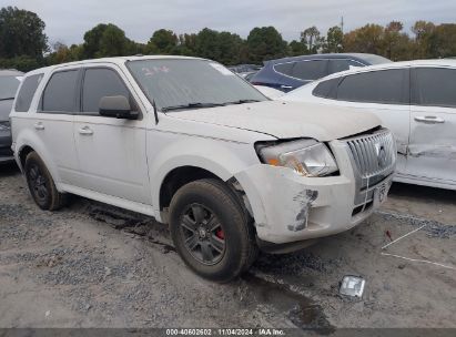 2010 MERCURY MARINER White  Gasoline 4M2CN9B76AKJ23976 photo #1