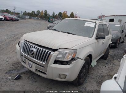 2010 MERCURY MARINER White  Gasoline 4M2CN9B76AKJ23976 photo #3